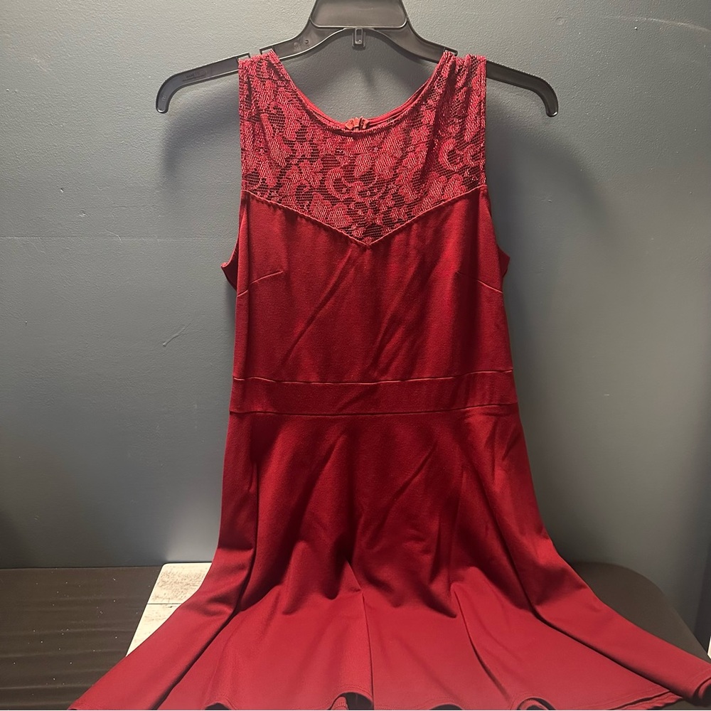Maroon Dress